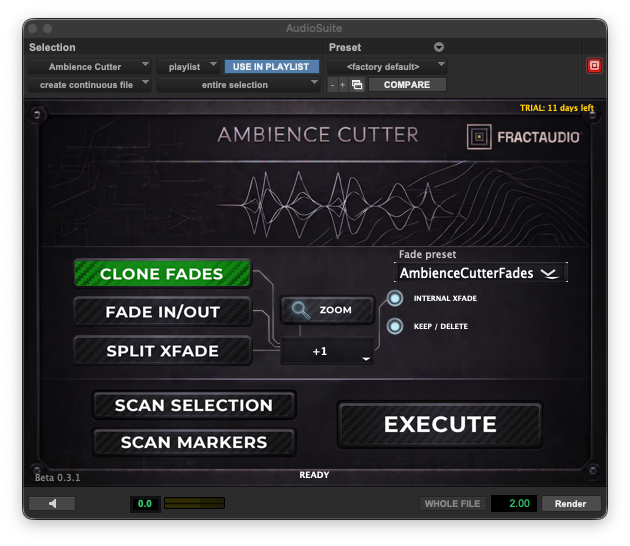 Ambience Cutter GUI