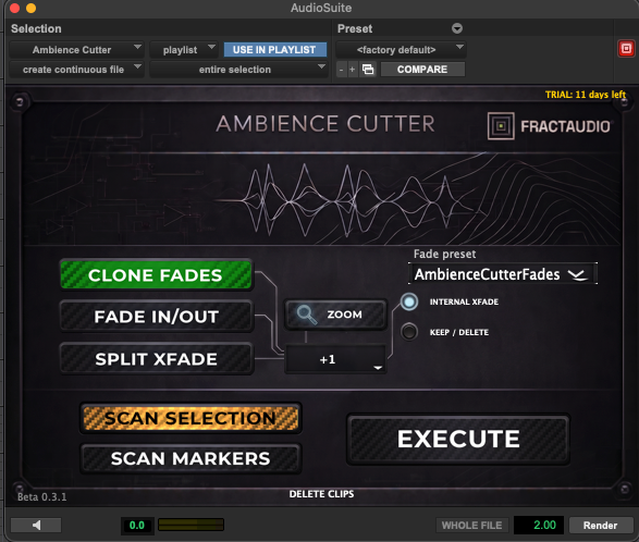 Ambience Cutter - Mac OS - AAX Plugin - Image 3